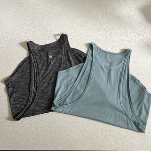 LOT of 2: Lululemon Sweat Date Singlet Tank sz 4/6